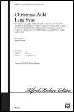 Christmas Auld Lang Syne Two-Part choral sheet music cover Thumbnail